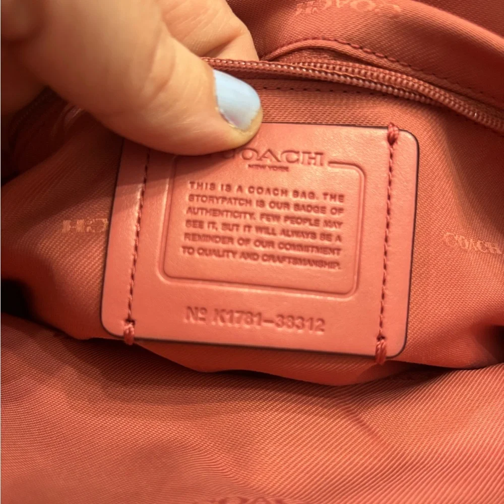 Coach Taylor Tote in Pink Pebbled Leather